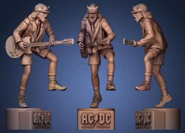 3D model Angus Young (STL)